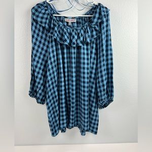 Destination maternity Ruffle Blouse